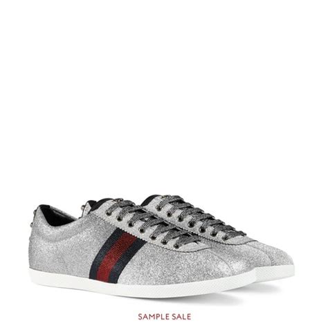 gucci glitter shoes women|gucci glitter sneakers with studs.